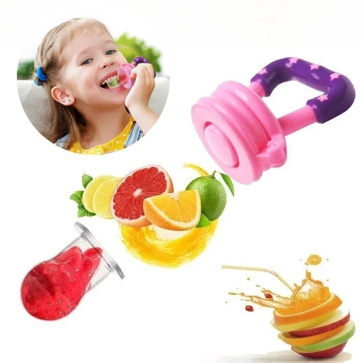 DHDH Baby Fruit and Vegetable Teether Silicone Pouches for Infants - Cyprus