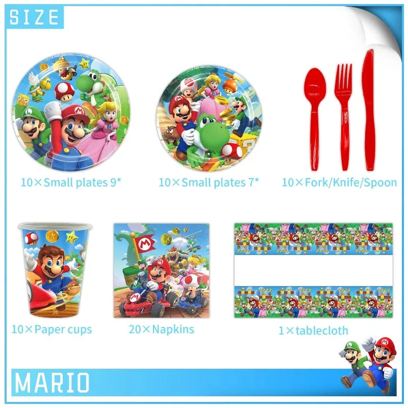 Luigi Birthday Party Supplies Tableware Set - Cyprus