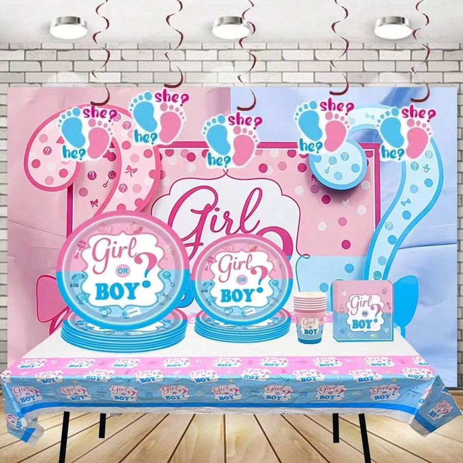 Gender Reveal Party Decorations Set - Cyprus