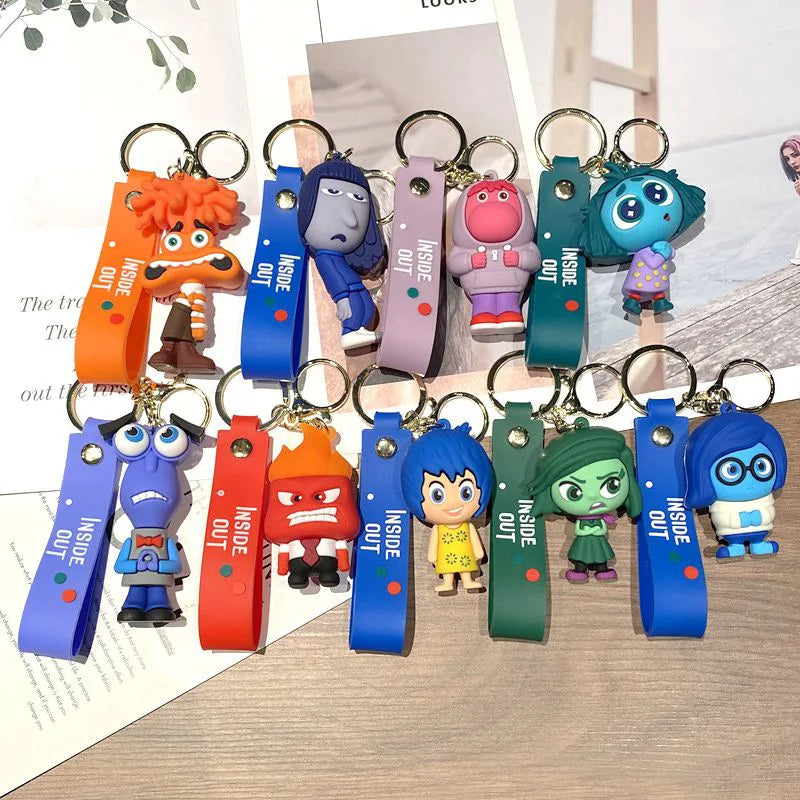 Miniso Inside Out 2 Keychain Sevimli Karikatür Anime Kolye - Kıbrıs