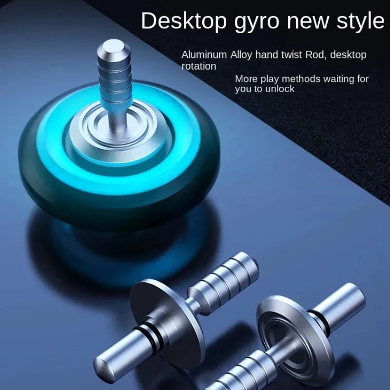 Yijoo ışıklı metal alaşım fidget spinner - her yaş için stres rahatlama eğirme üstü