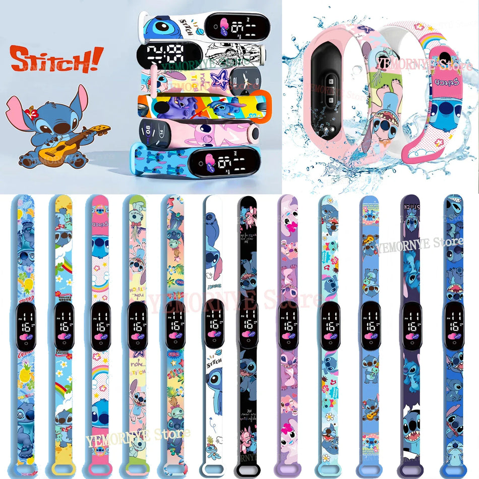 MINISO Disney Stitch Digital LED Luminous Kids' Watch - Cyprus