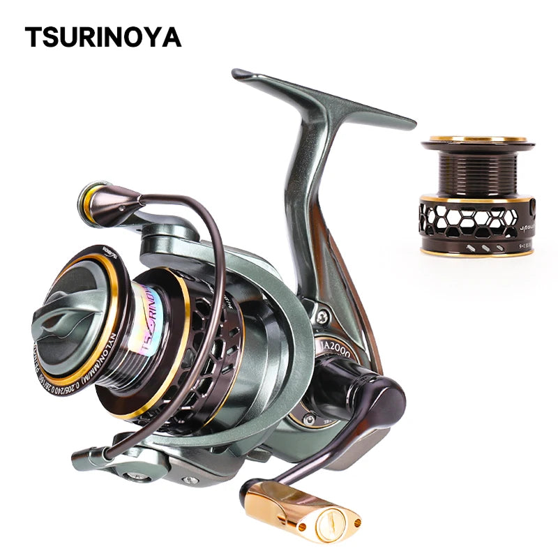 Tsurinoya Jaguar Swinning Rishing Relel с углеродным сопротивлением