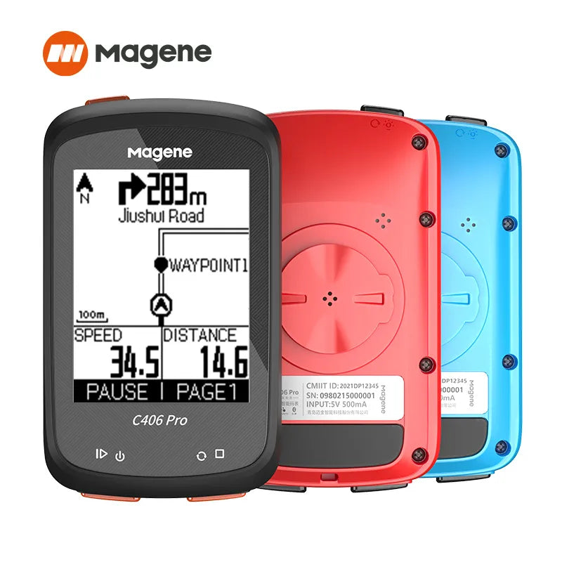 Magene C406Pro GPS Bisiklet Bilgisayarı Navigasyon Kilometre MTB Yol Bisiklet Kilometre Sayacı Bisiklet Eğitim Bildirimi Karınca Sensörü C406 Pro