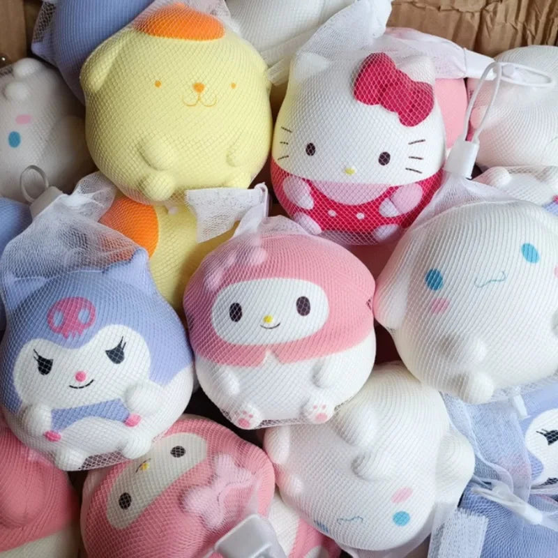 Kawaii Kuromi Cinnamoroll Hello Kitty Squishy Stres Rahatlatıcı Oyuncaklar - Yavaş Rebound Poliüretan - Kıbrıs