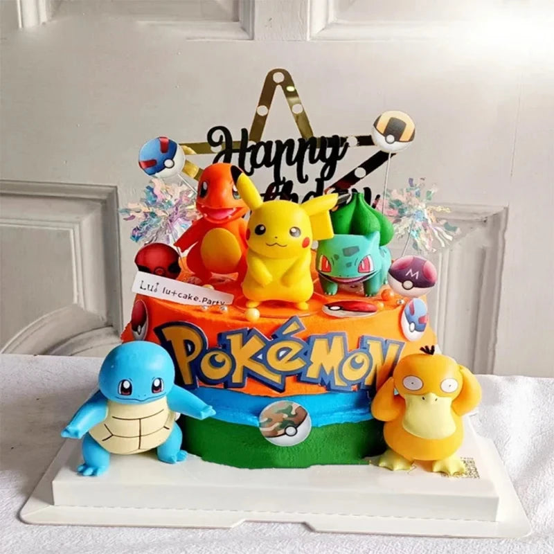 Pikachu Cake Topper Set for Pokemon Birthday Party - Cyprus