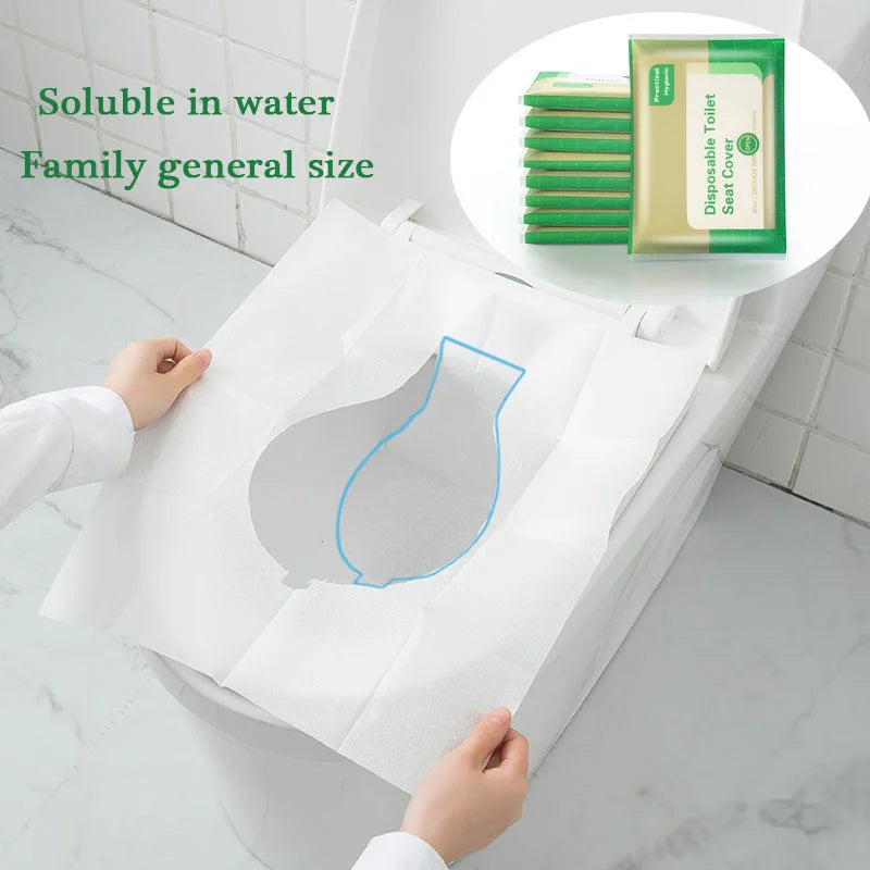 50pcs Non-Woven Disposable Toilet Seat Covers - Cyprus