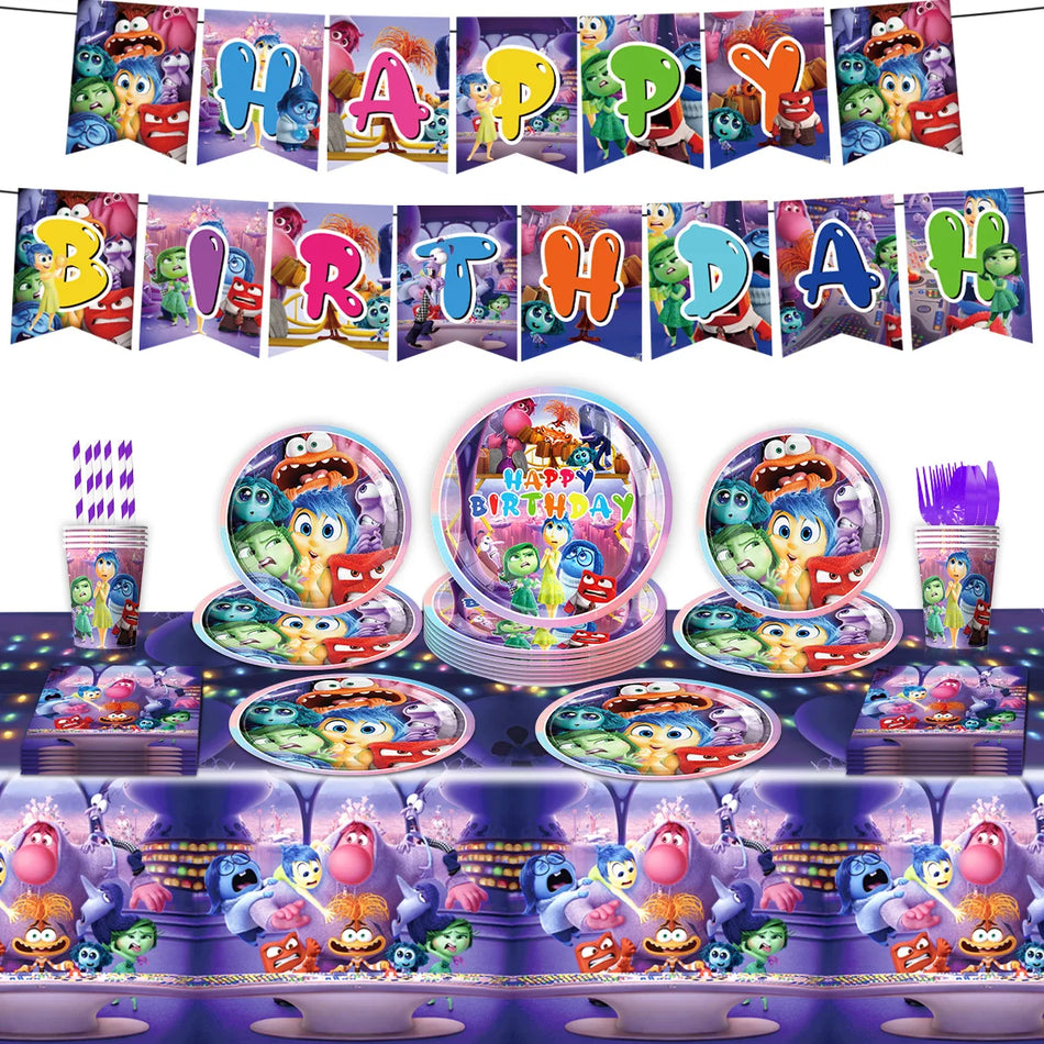 Inside Out 2 Birthday Party Decoration Supplies Kit - Cyprus