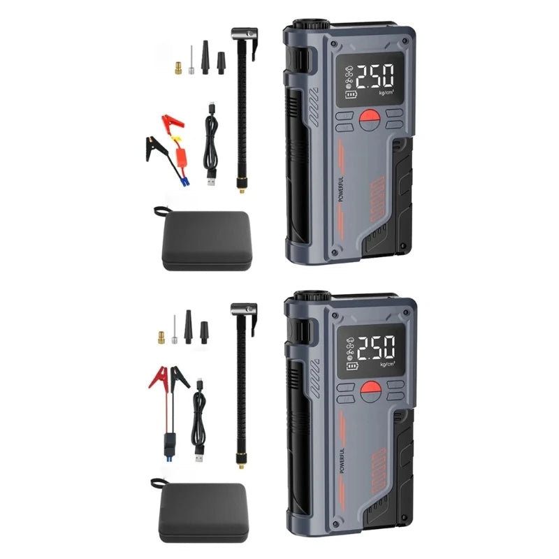 Wupp 14.8V Car Jump Starter and Tire Inflator with LED - Cyprus