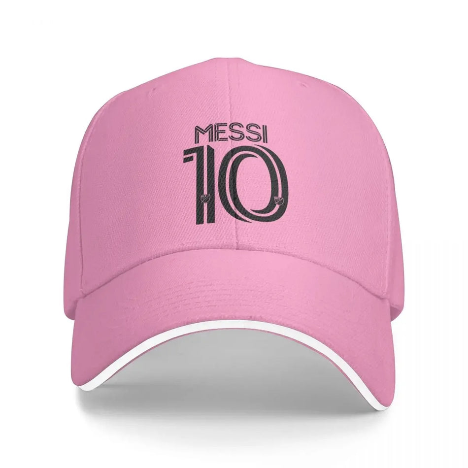 Football Messi Pink Snapback Cap for Men and Women - Cyprus