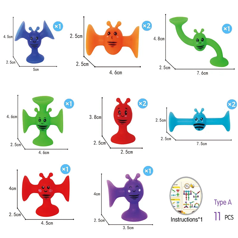 Suction cup building toys online