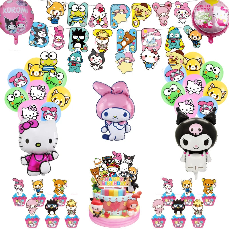 Sanrio Jumbo Birthday Party Balloons - Cyprus