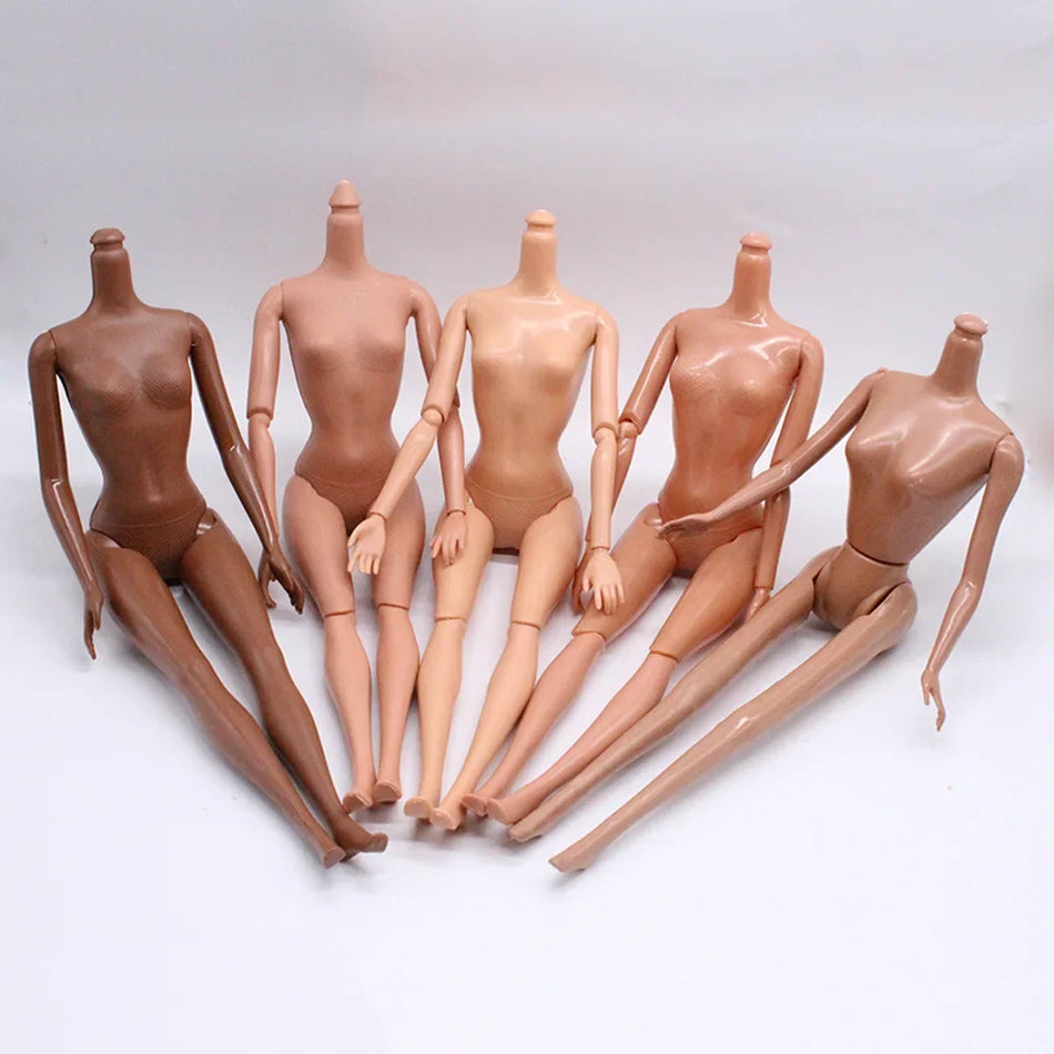 30cm African Doll's Body 5/11/13/20 Joints Body Dark Skin Children's Pretty Girl Toy