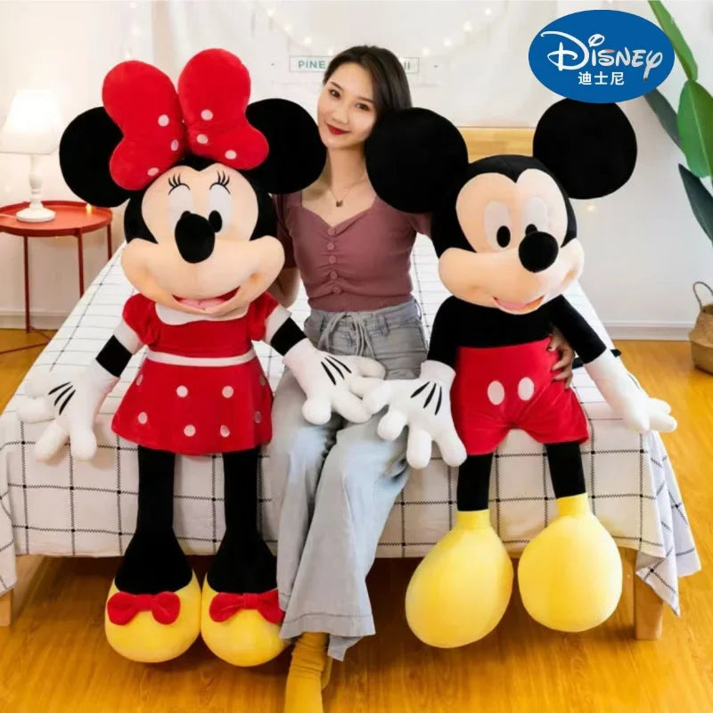 Mickey & Minnie Peluş Bebek - Süper Yumuşak Velvet Dolgulu Oyuncak - Kıbrıs