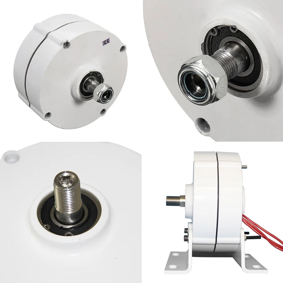 FLTXNY Dişsiz Kalıcı Mıknatıs Rüzgar Güç Jeneratörü - Düşük Hız 500RPM (5kW -12kW, 12V/24V/48V)