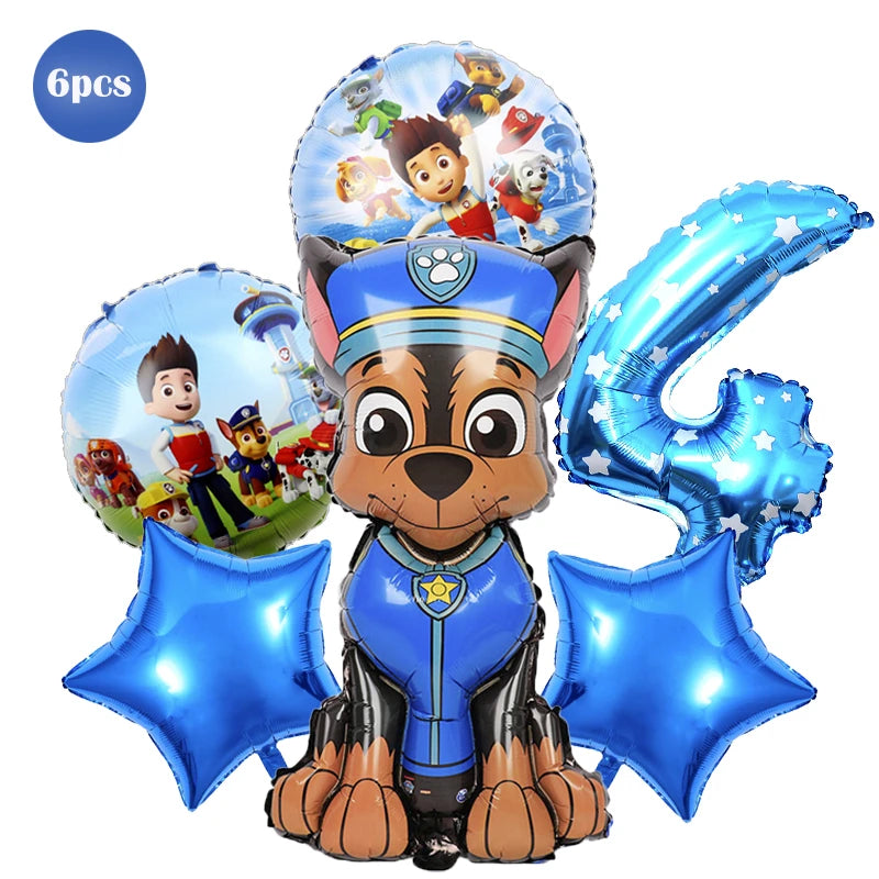 Paw Patrol Birthday Party Supplies - Balloons, Plates, Cups & Napkins - Cyprus