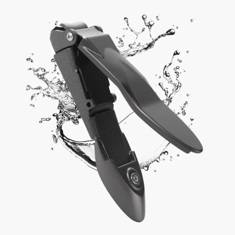 Stainless Steel Anti Splash Nail Clipper with Nail Catcher