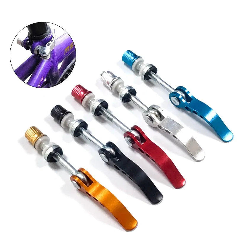 Mountain Bicycle Seat Tube Clamp Screw Quick Release Lever Bike Seat Tube Clip Universal High Quality