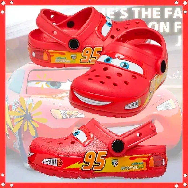 Lightning McQueen Waterproof Beach Slippers for Kids - Cyprus