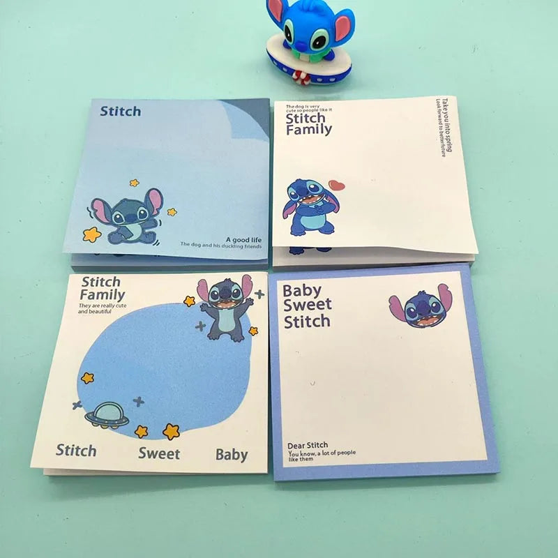 Stitch Sticky Notes 30 Sheets Memo Pad Kawaii Stationery Gift - Cyprus