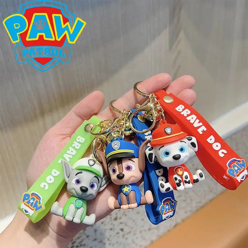 PAW PATROL ANIME KEYCHAIN ​​ACTION FIGURES - CUPER PVC SAG PENDANTS