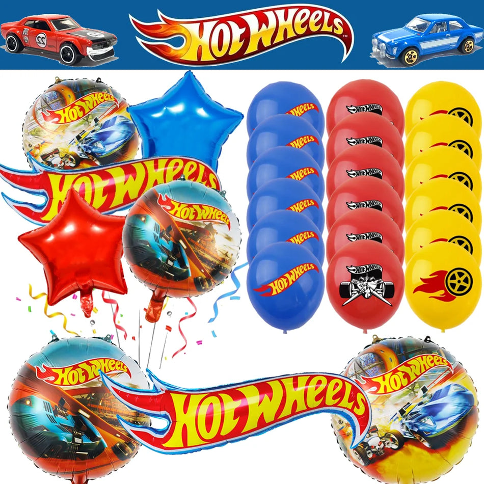 Hot Wheels Racing Birthday Party Decoration Balloon Σετ - Κύπρος