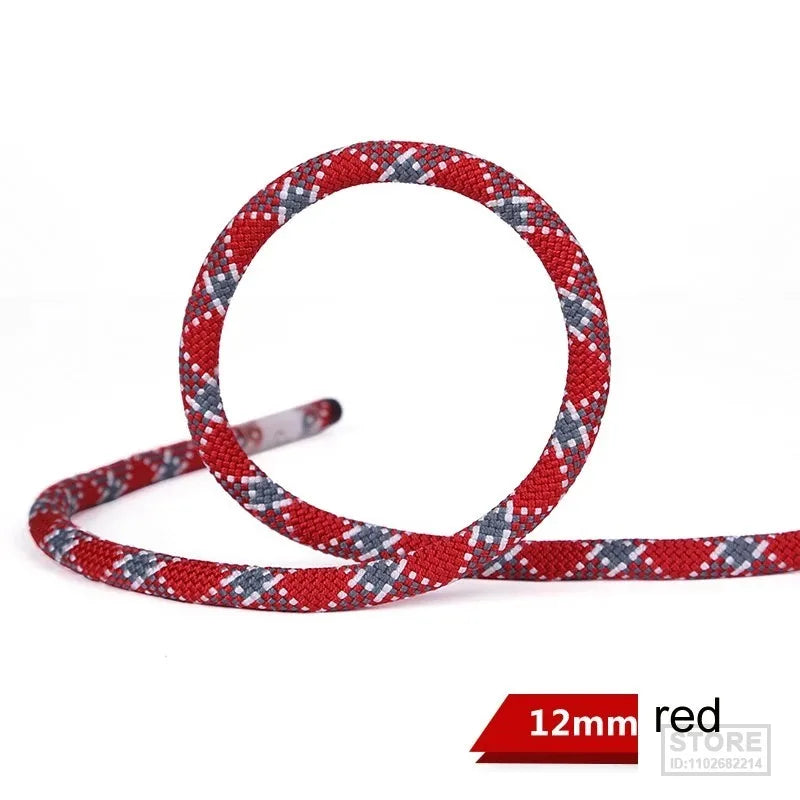 Diameter 9mm-14mm Static Rope Outdoor Mountaineering Safety Rope Fast Fall  Aerial Work Rescue Climbing Main Rope