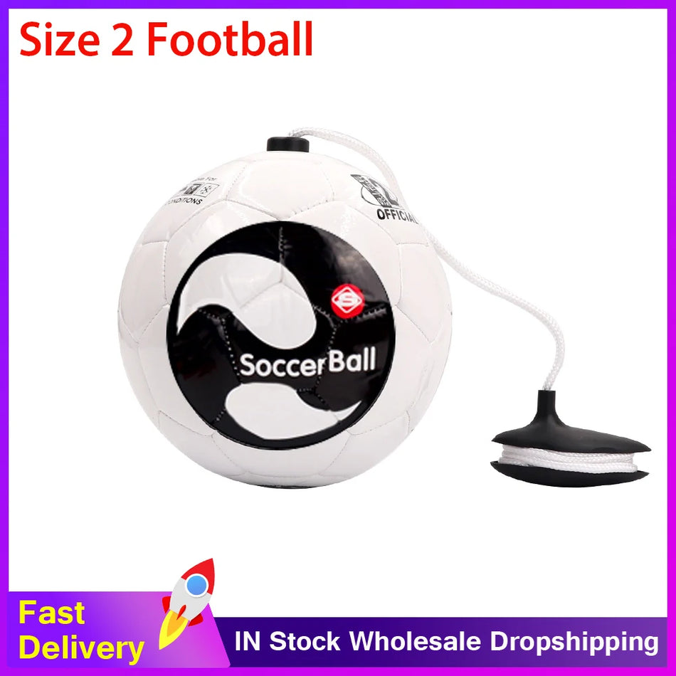 Size 2 Football Training Ball for Skill Development and Solo Practice