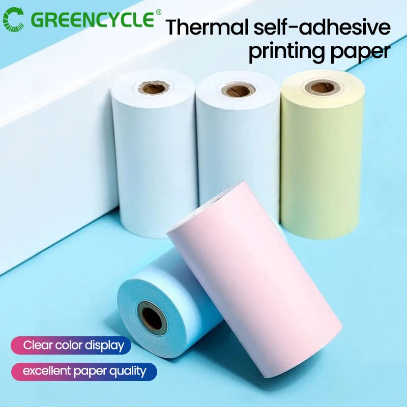 Colourful Self-Adhesive & Thermal Photo Paper Rolls for Mini Printers - Cyprus