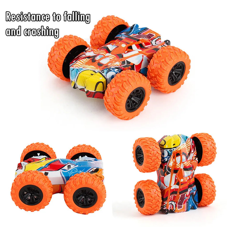 Double-sided Inertial Car 360-degree Rotating Cross-country Stunt Toy Car Model Toys Children Christmas Best Gift Juguetes