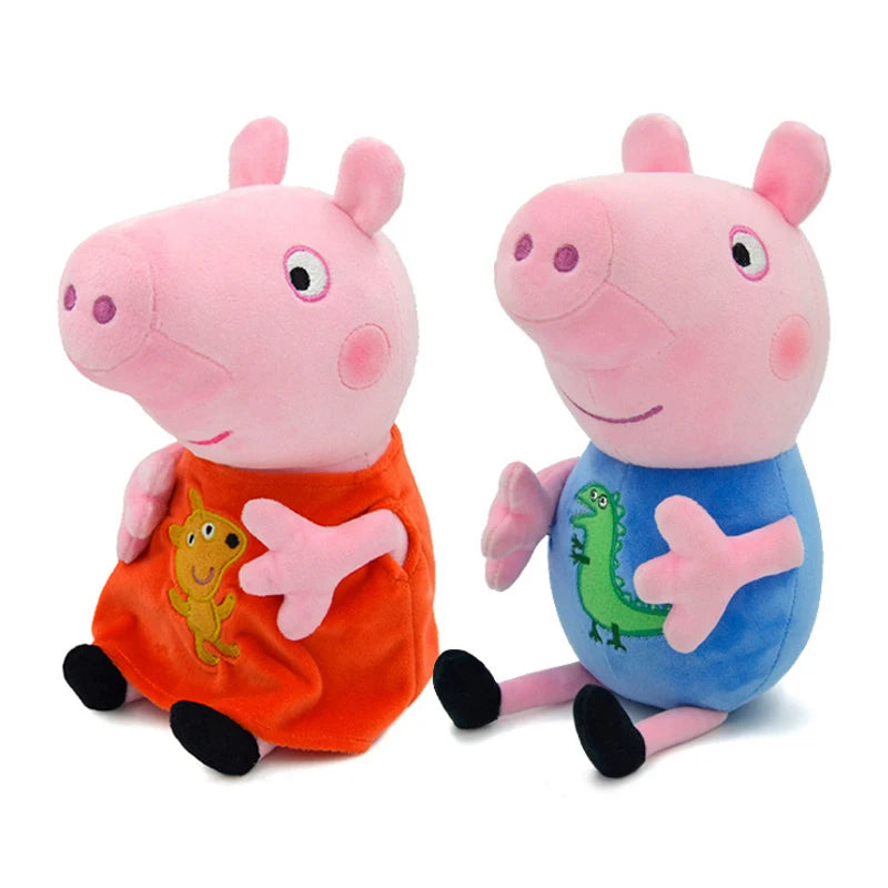 🔵 19cm Peppa Pig Family Stuffed Doll Toy - Enchanting Gift for Kids - Cyprus
