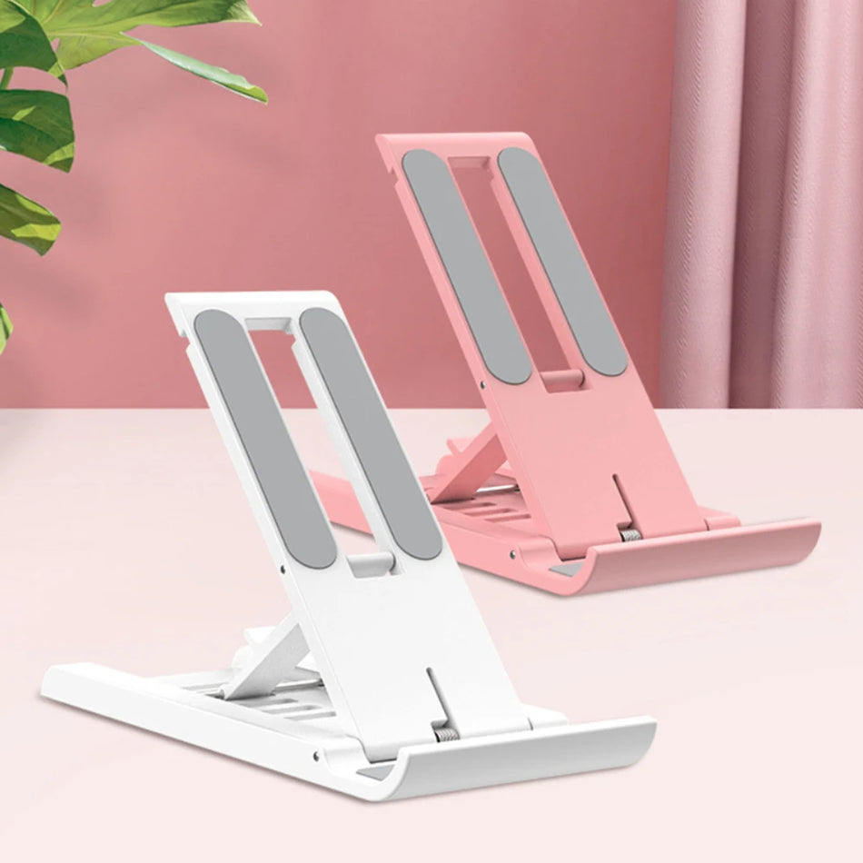 Foldable Desktop Holder Portable Mini Moblie Phone Stand For Iphone14 13 Pro Max IPad Xiaomi Desk Bracket Portable Stand