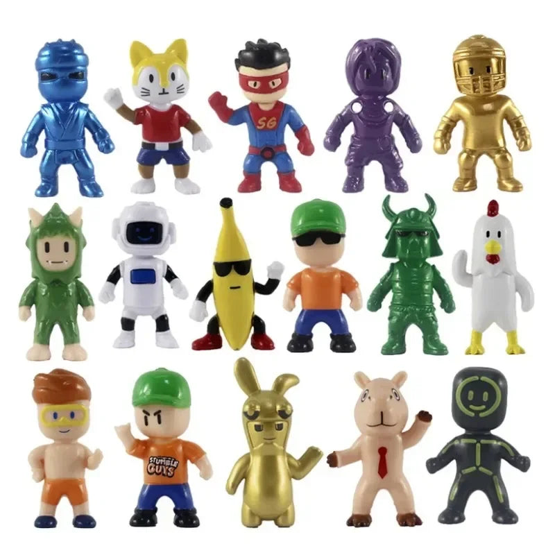 Stumble Fall Guys 8-32pcs PVC Figurine Set - Cyprus