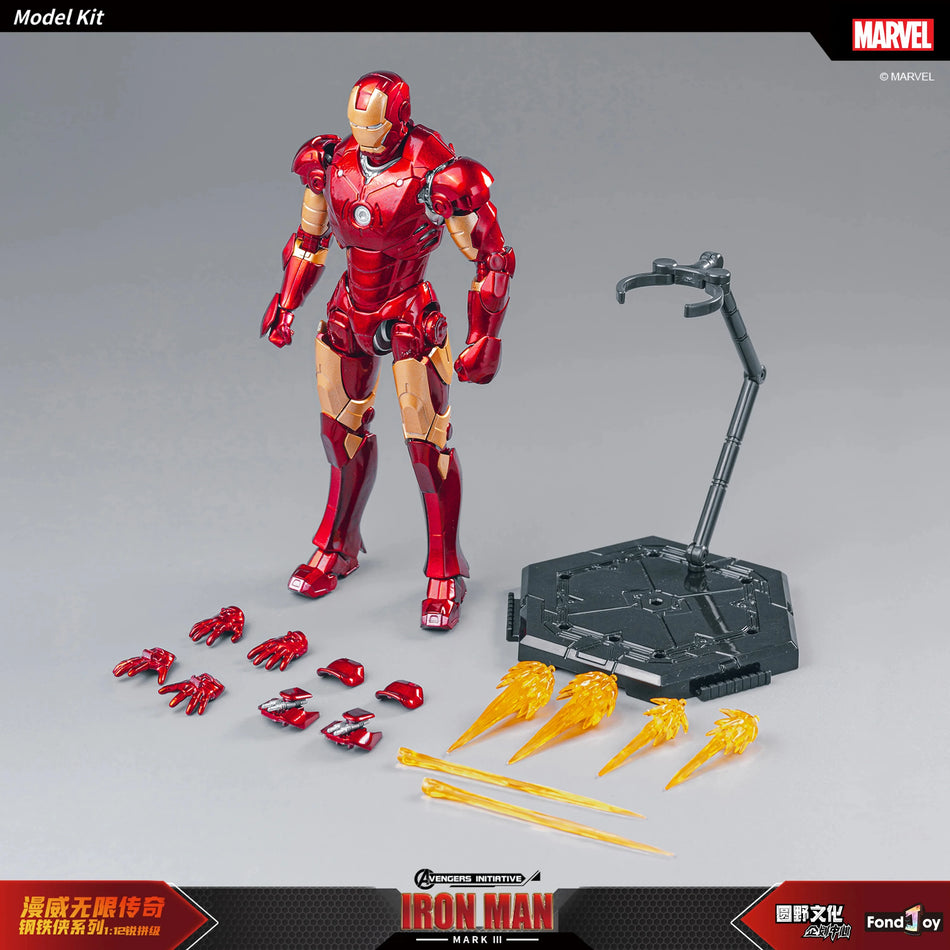 🔵 Marvel Iron Man подлинный Mk1 Mk2 Mk3 Mk4 Mk5 Mk6 Mk7 Spider Man Avengers Infinity War Figure модель сборки игрушек