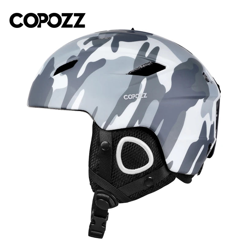 COPOZZ Unisex Safety Ski Helmet – Lightweight & Adjustable for All Ages