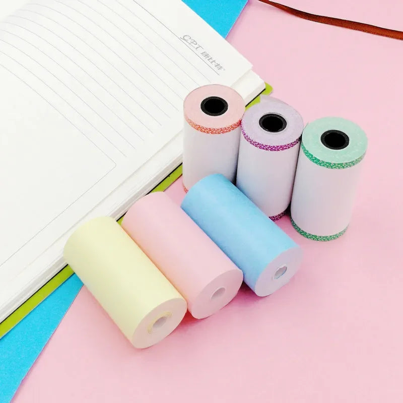 57MM Self-Adhesive Thermal Photo Paper Rolls for Mini Printers - Cyprus