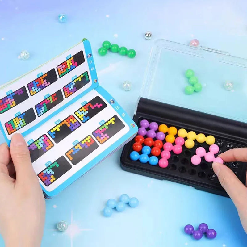 Montessori Toys 120 Zorluklar İstihbarat Oyunları Puzzler Pro Zincir Toka Puzzle Masa Oyunu Çözüm Oyunu Çocuk Hediyesi