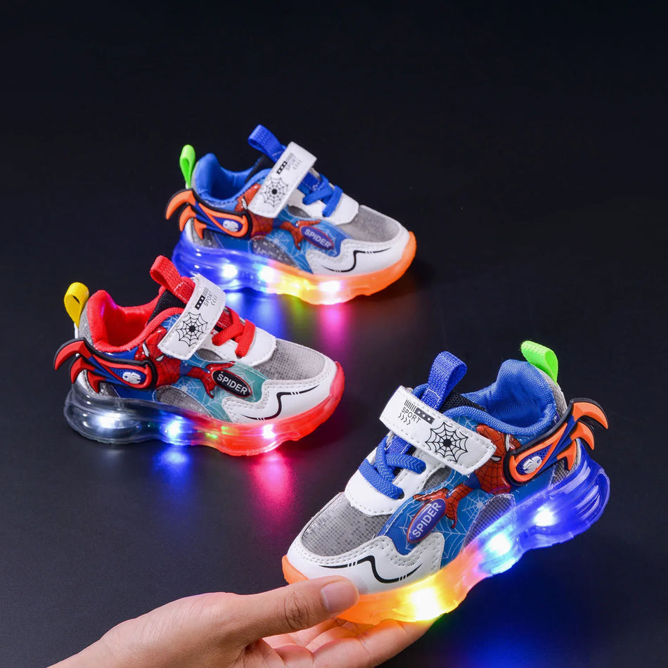 Disney Spiderman LED Light Sneakers for Kids - Cyprus