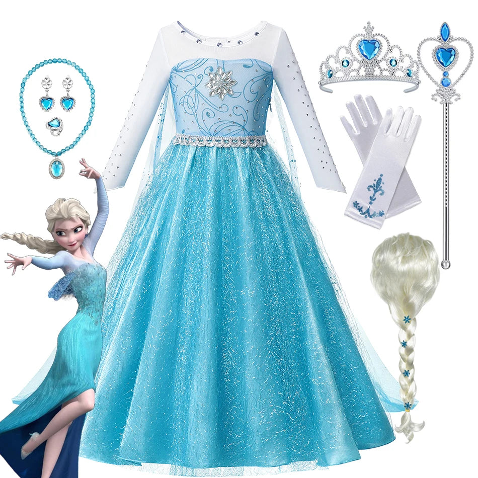 Frozen Elsa & Anna Princess Dress for Girls - Cyprus