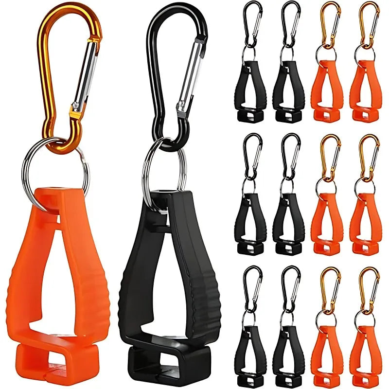 Glove Clip Hanger - Aluminium Alloy Safety Holder for Work Gloves