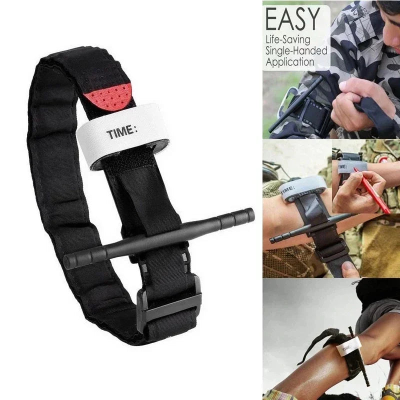 Tactical Emergency Tourniquet Survival Belt for Outdoor Adventures