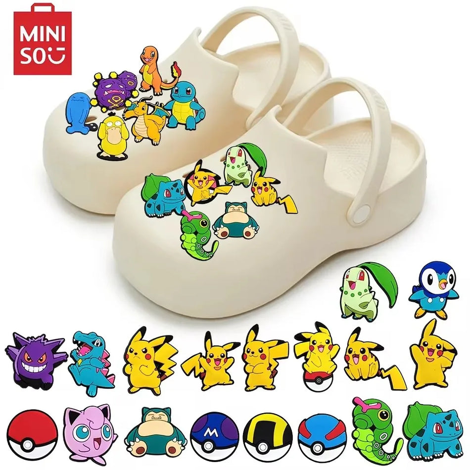 Miniso Pokémon Anime Kaplumbağa Kuş Ayakkabı Takımları - Kıbrıs