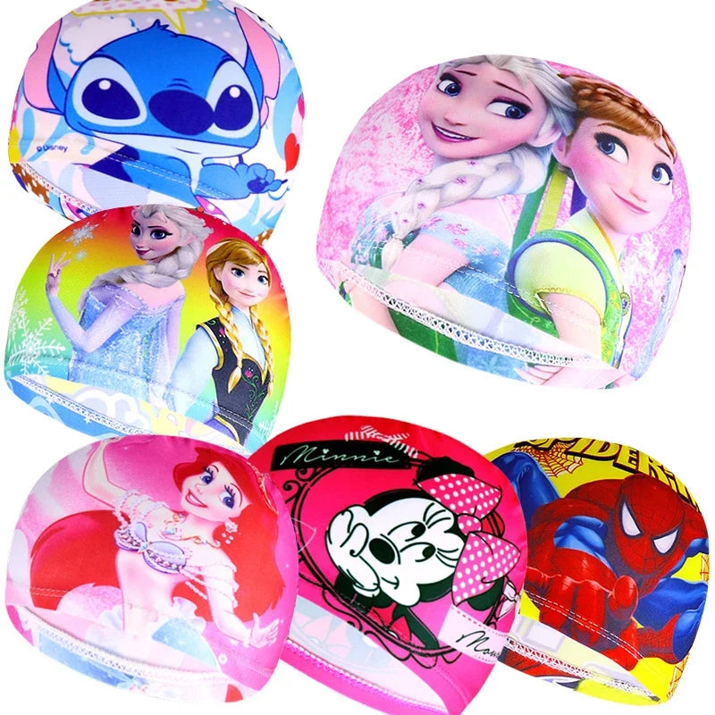 Cartoon Waterproof Swimming Cap for Kids – Cyprus