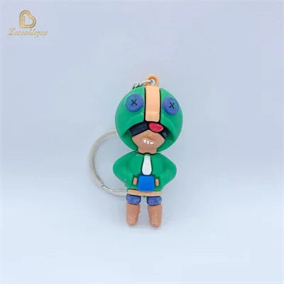 Poco Tara Cartoon Character Keyring - Spike Hero Ornament Pendant