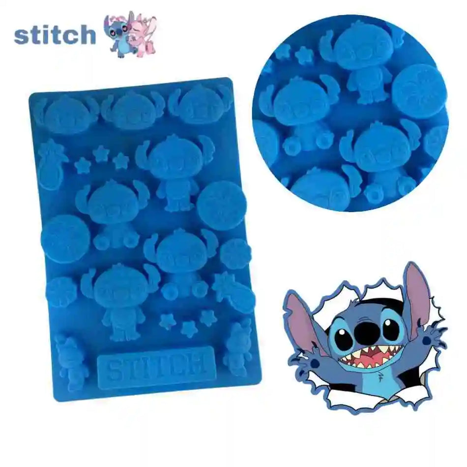 Stitch 3D Silikon Kek Kalıp - S.'lerle Sevimli İkramlar Oluşturun Lilo & Stitch Karakterler - Kıbrıs