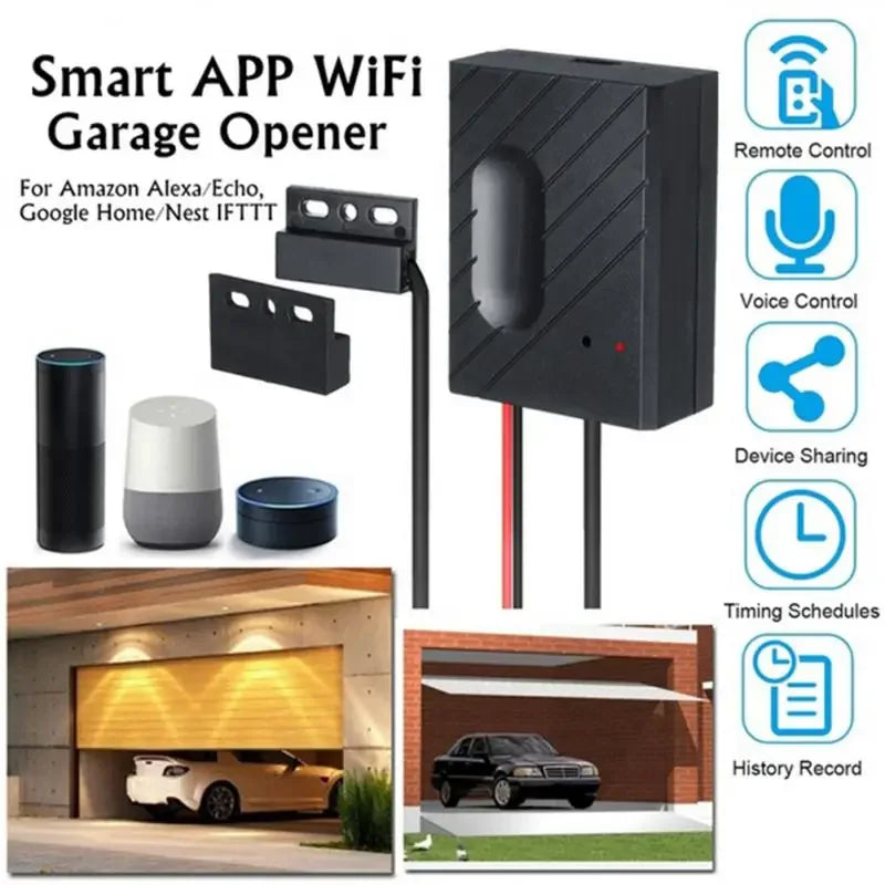 eWelink Smart Switch Garage Door Opener Controller WiFi Timing Function Remote Control Work With eWelink APP Alexa Google Home