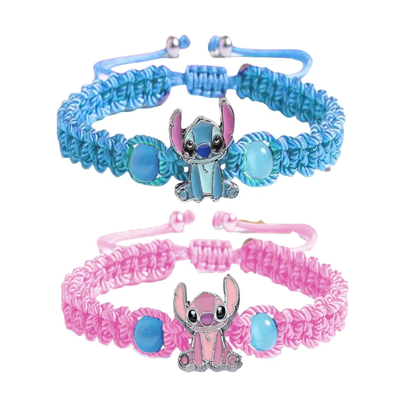 Lilo & Stitch Cartoon Bracelet – Cute Anime Gift for Kids and Teens