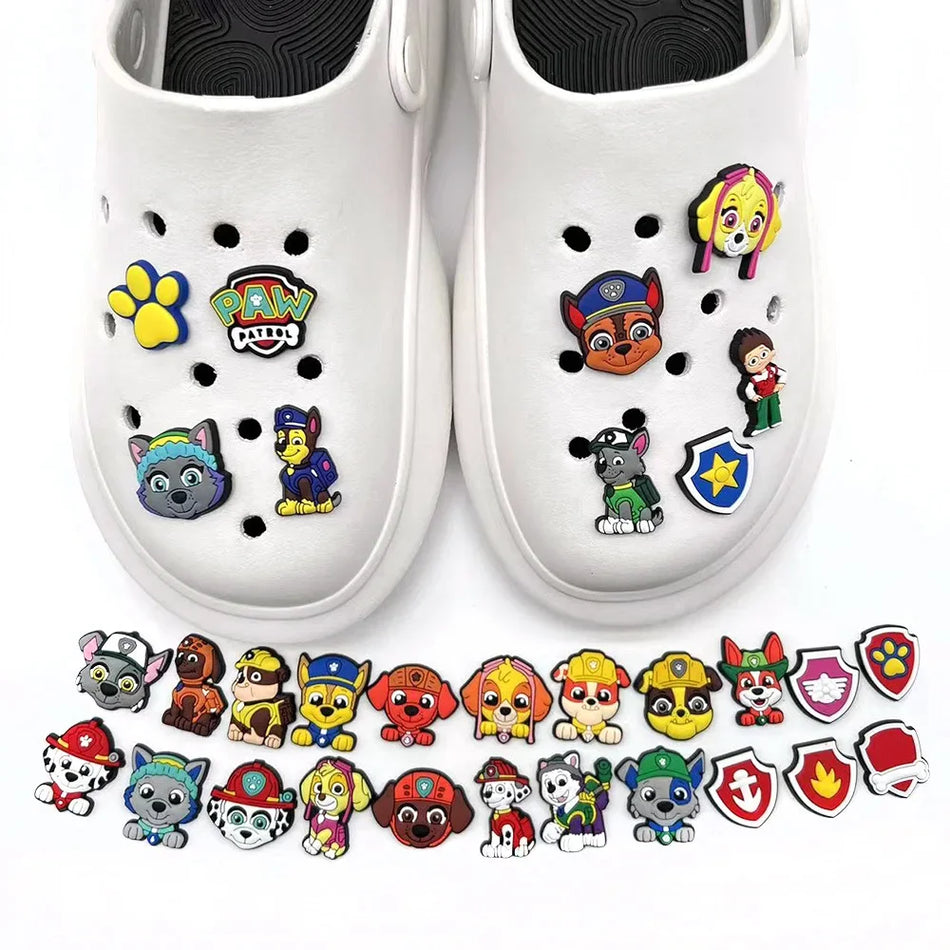 Crocs için Paw Patrol Ayakkabı Takıları DIY Aksesuarları - Kıbrıs