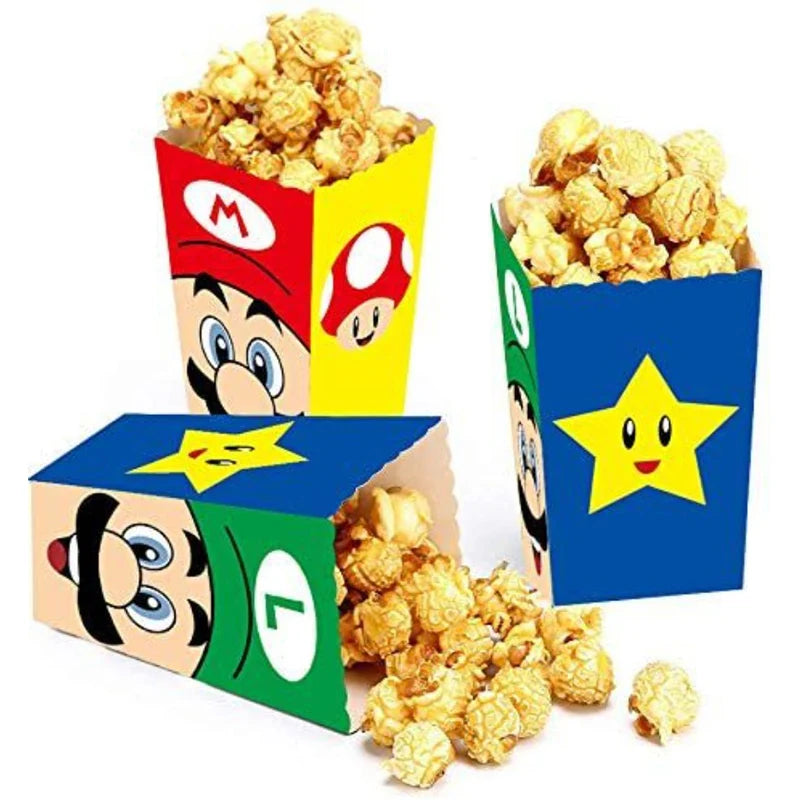 Super Mario Bros Popcorn Box Anime Popcorn Container Party Decoration - Cyprus