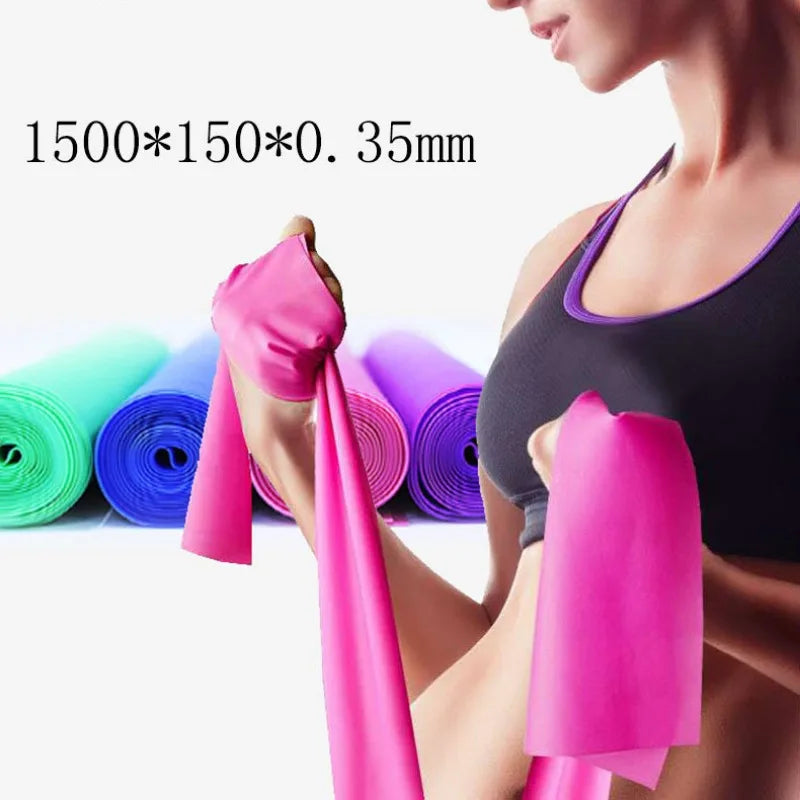 NoEnName_Null Yoga Elastic Resistance Bands for Fitness & Pilates